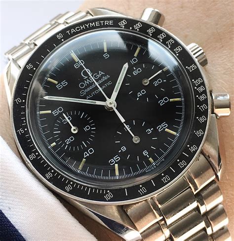 omega speedmaster 1980s|vintage stainless steel omega automatic.